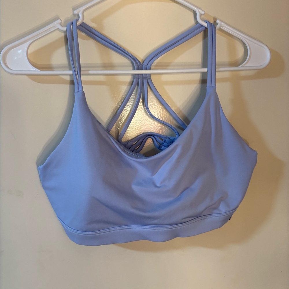 Zella Sky Blue Strappy Sports Bra